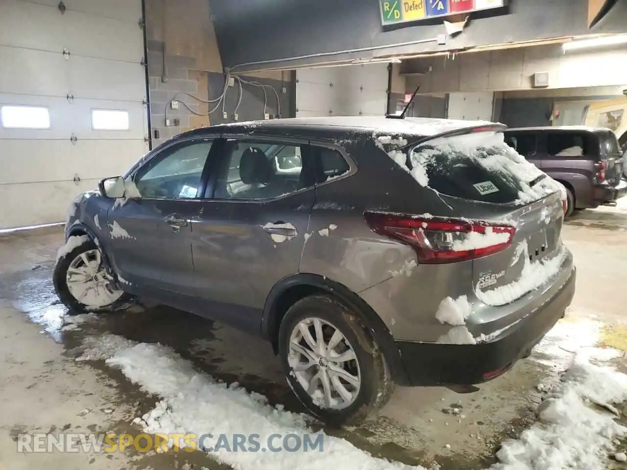 2 Photograph of a damaged car JN1BJ1AV9MW562152 NISSAN ROGUE 2021