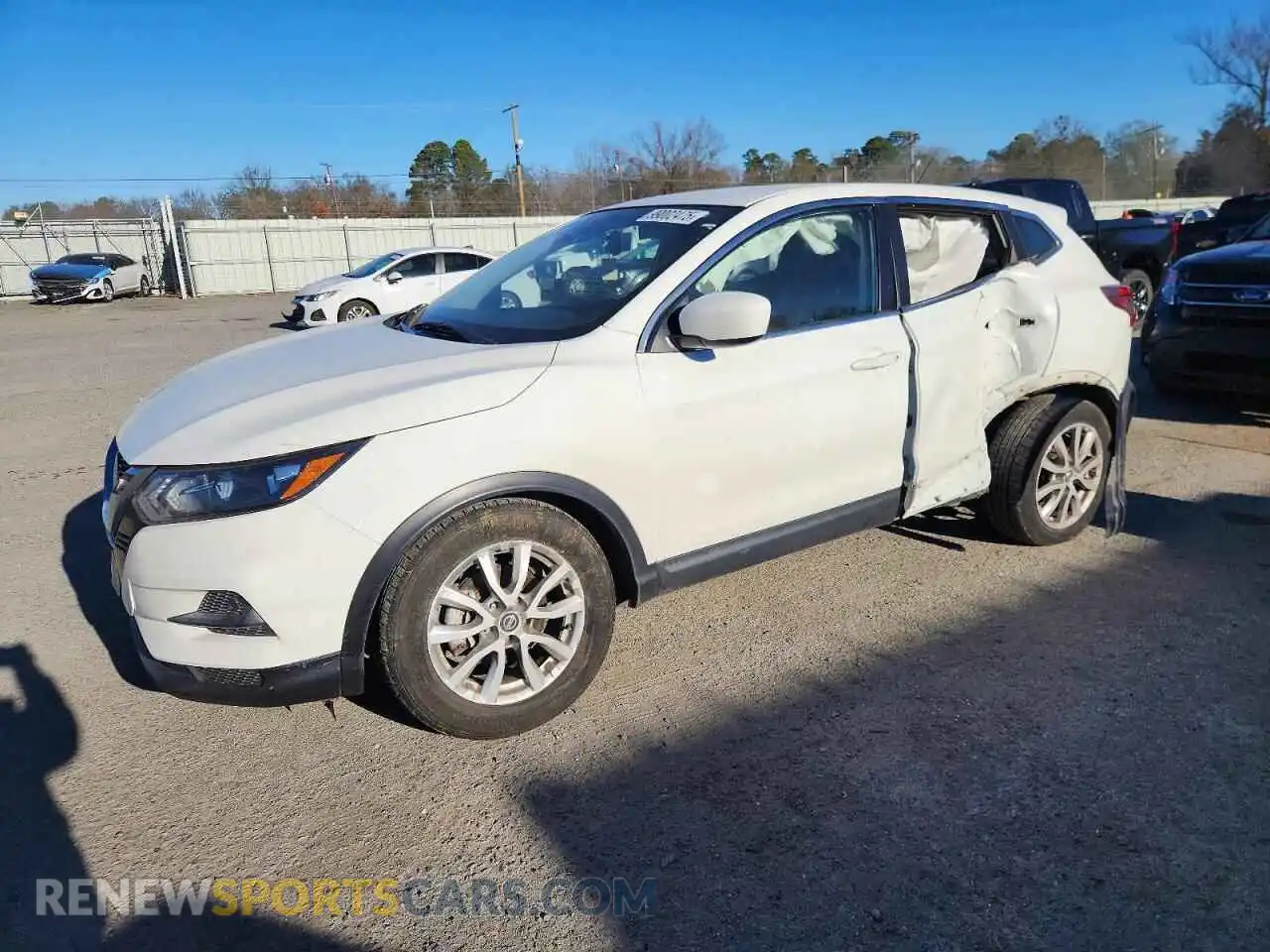 1 Photograph of a damaged car JN1BJ1AVXMW308563 NISSAN ROGUE 2021