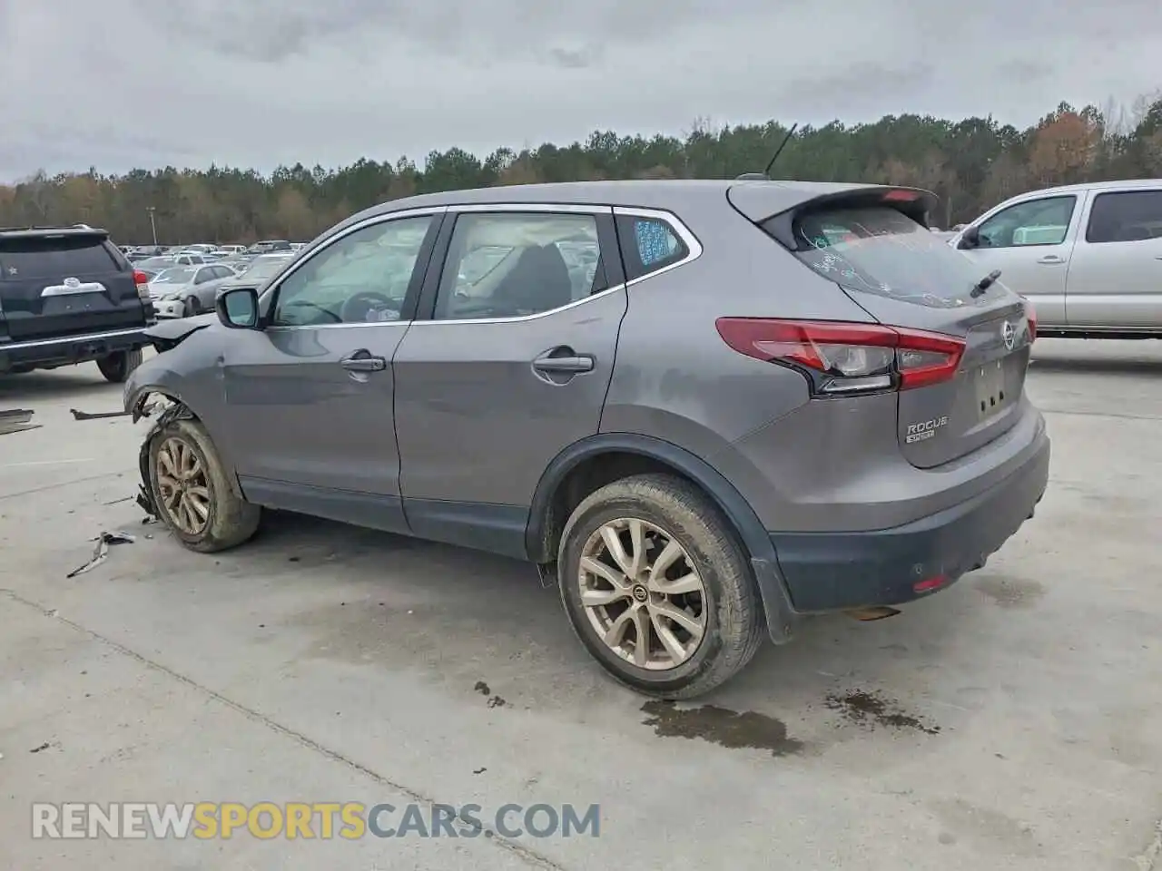 2 Photograph of a damaged car JN1BJ1AVXMW567036 NISSAN ROGUE 2021
