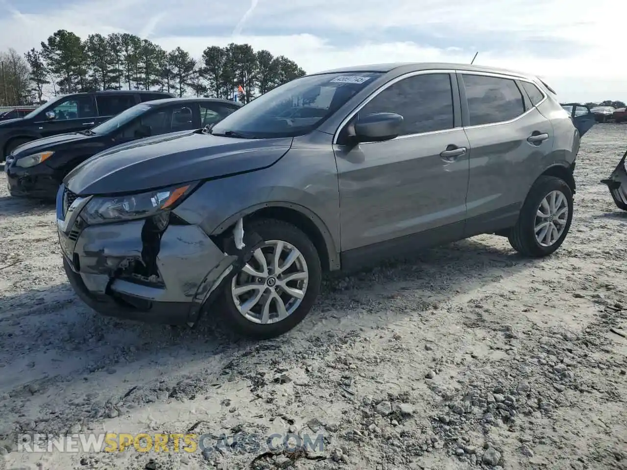 1 Photograph of a damaged car JN1BJ1AVXMW572902 NISSAN ROGUE 2021