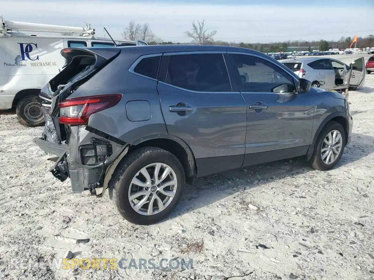 3 Photograph of a damaged car JN1BJ1AVXMW572902 NISSAN ROGUE 2021