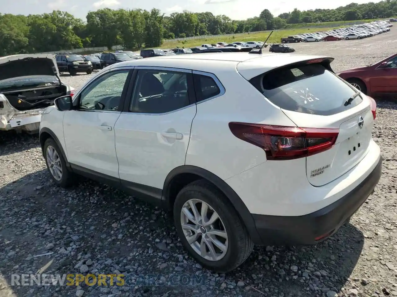 2 Photograph of a damaged car JN1BJ1AW0MW429143 NISSAN ROGUE 2021