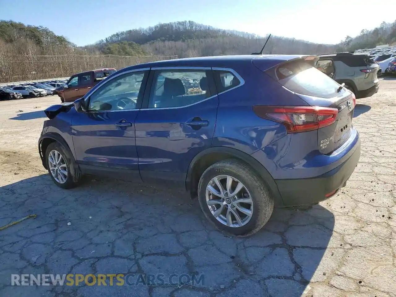 2 Photograph of a damaged car JN1BJ1AW0MW437131 NISSAN ROGUE 2021