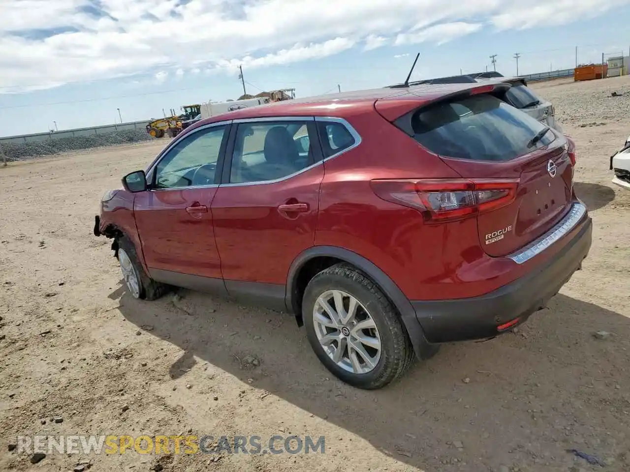 2 Photograph of a damaged car JN1BJ1AW0MW445780 NISSAN ROGUE 2021
