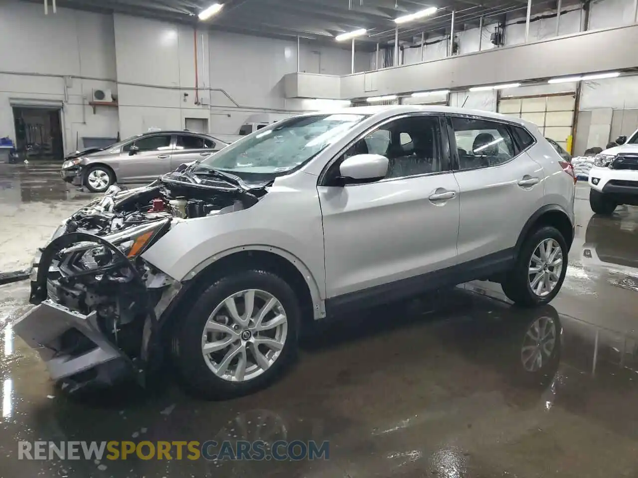 1 Photograph of a damaged car JN1BJ1AW1MW425151 NISSAN ROGUE 2021