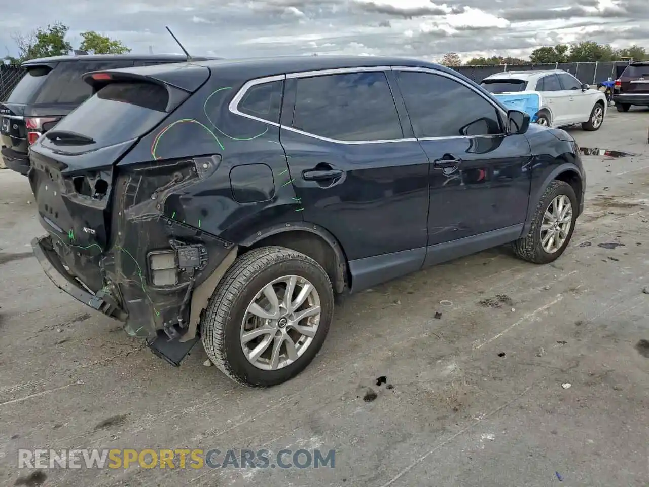 3 Фотография поврежденного автомобиля JN1BJ1AW1MW437865 NISSAN ROGUE 2021
