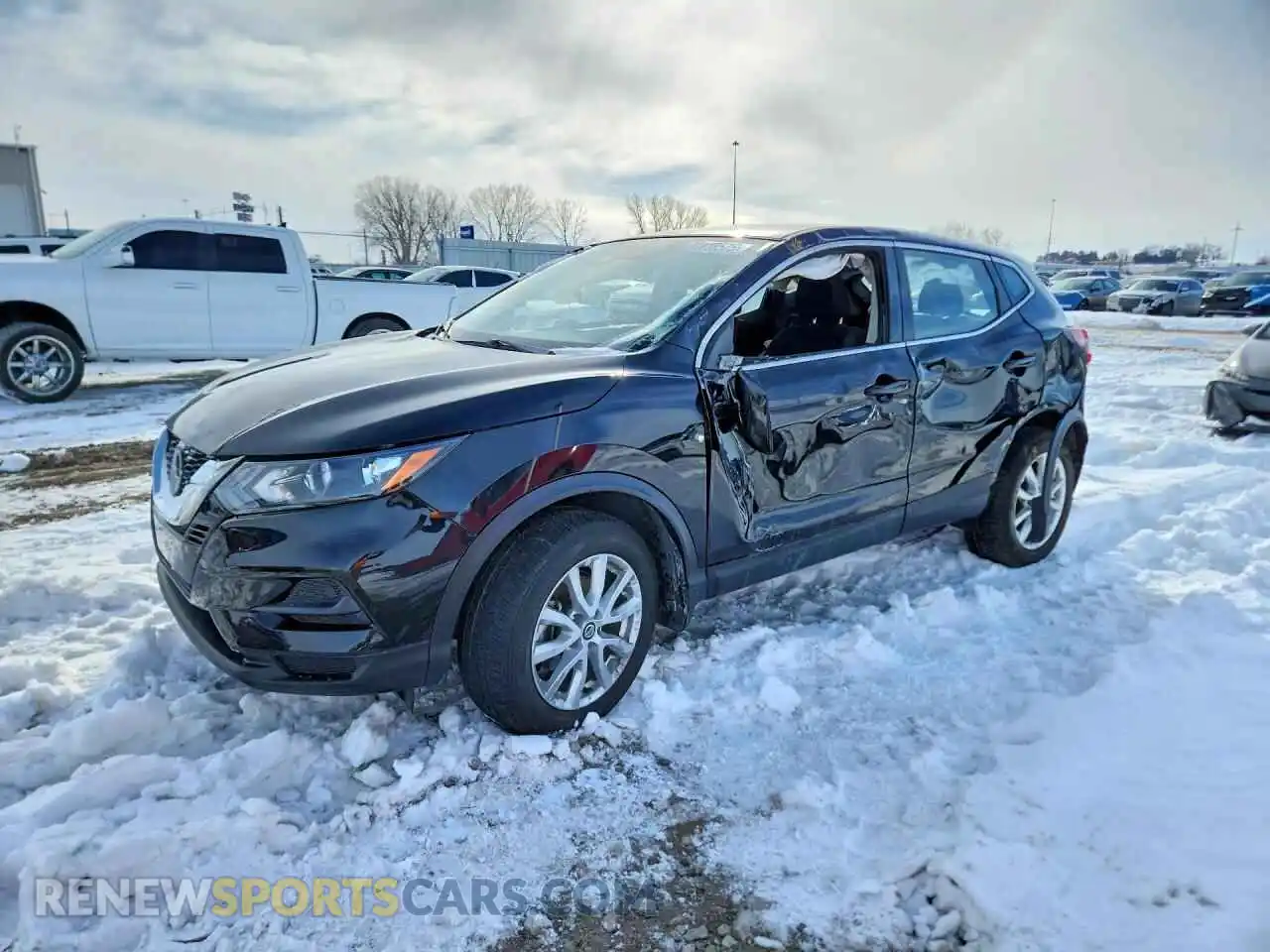 1 Фотография поврежденного автомобиля JN1BJ1AW1MW662822 NISSAN ROGUE 2021