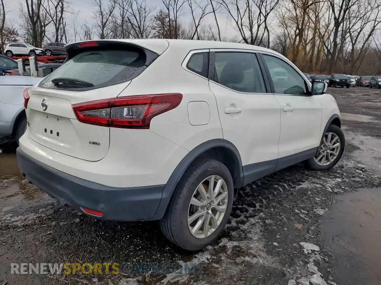 3 Photograph of a damaged car JN1BJ1AW2MW421061 NISSAN ROGUE 2021