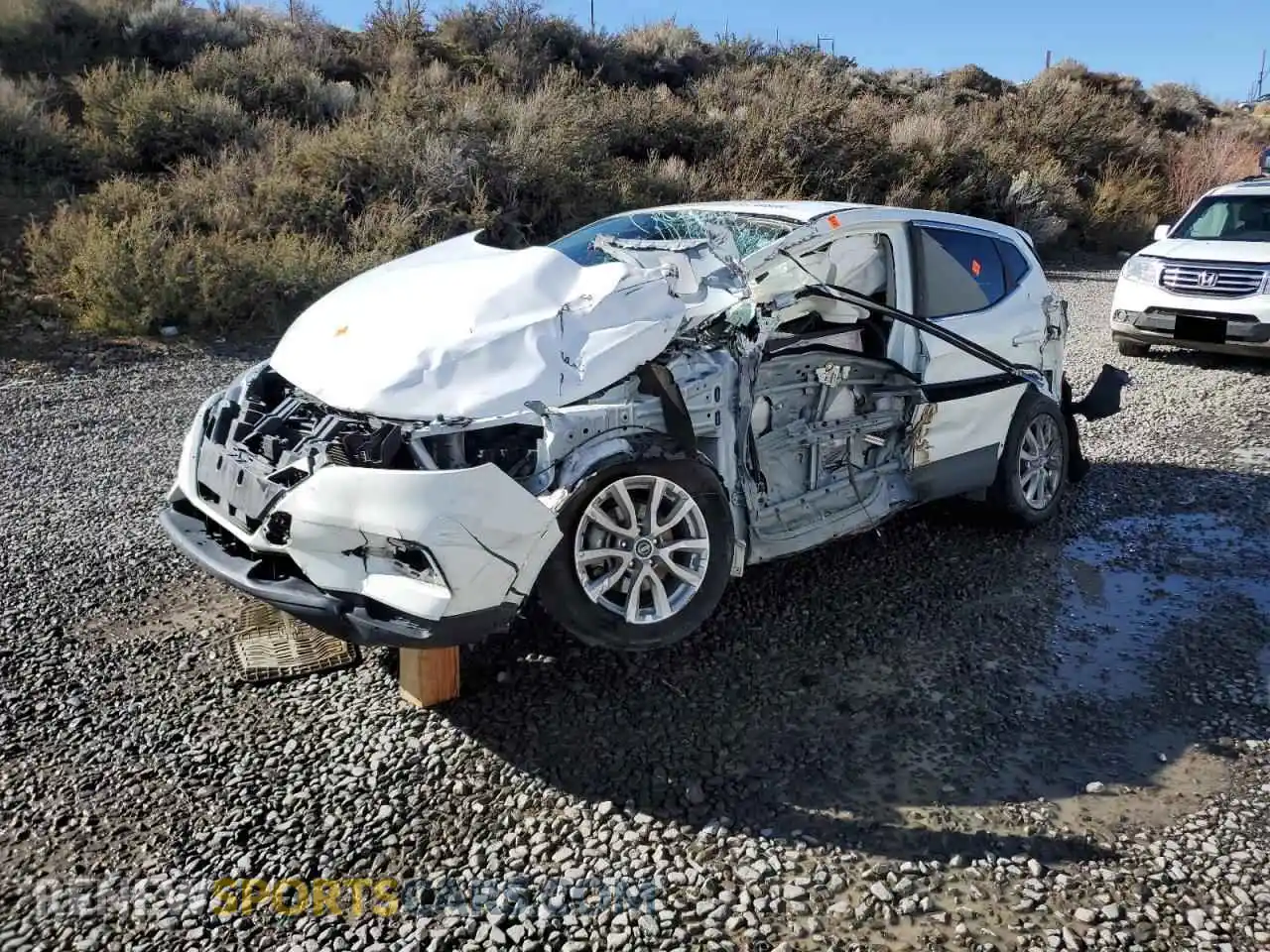 1 Photograph of a damaged car JN1BJ1AW2MW425420 NISSAN ROGUE 2021