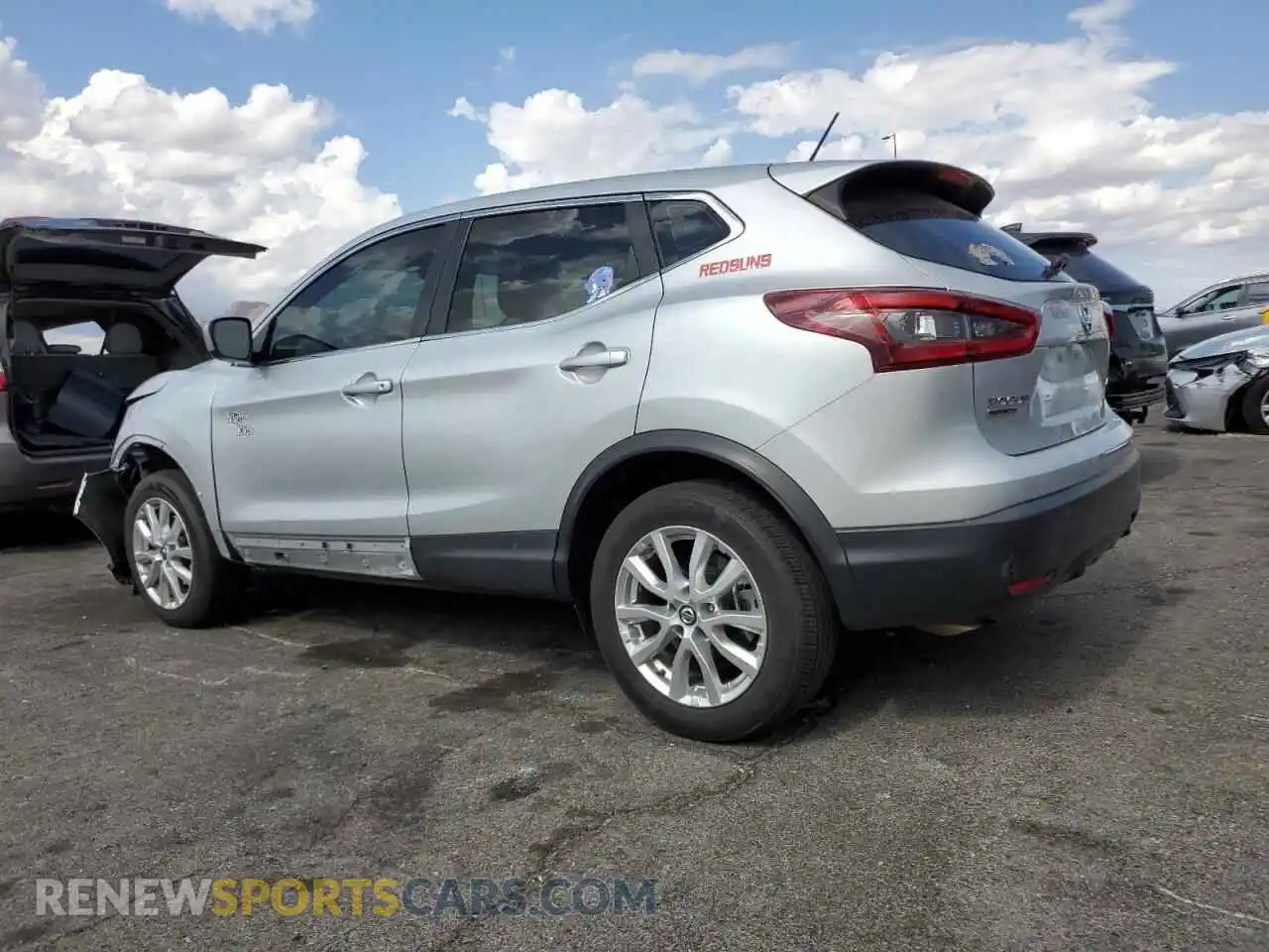 2 Photograph of a damaged car JN1BJ1AW2MW427328 NISSAN ROGUE 2021