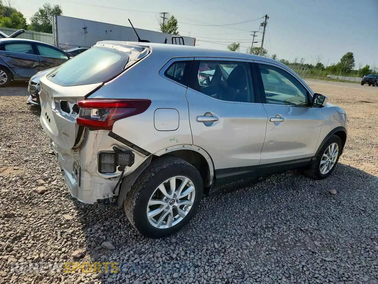 3 fotografías del automóvil dañado JN1BJ1AW2MW444842 NISSAN ROGUE 2021