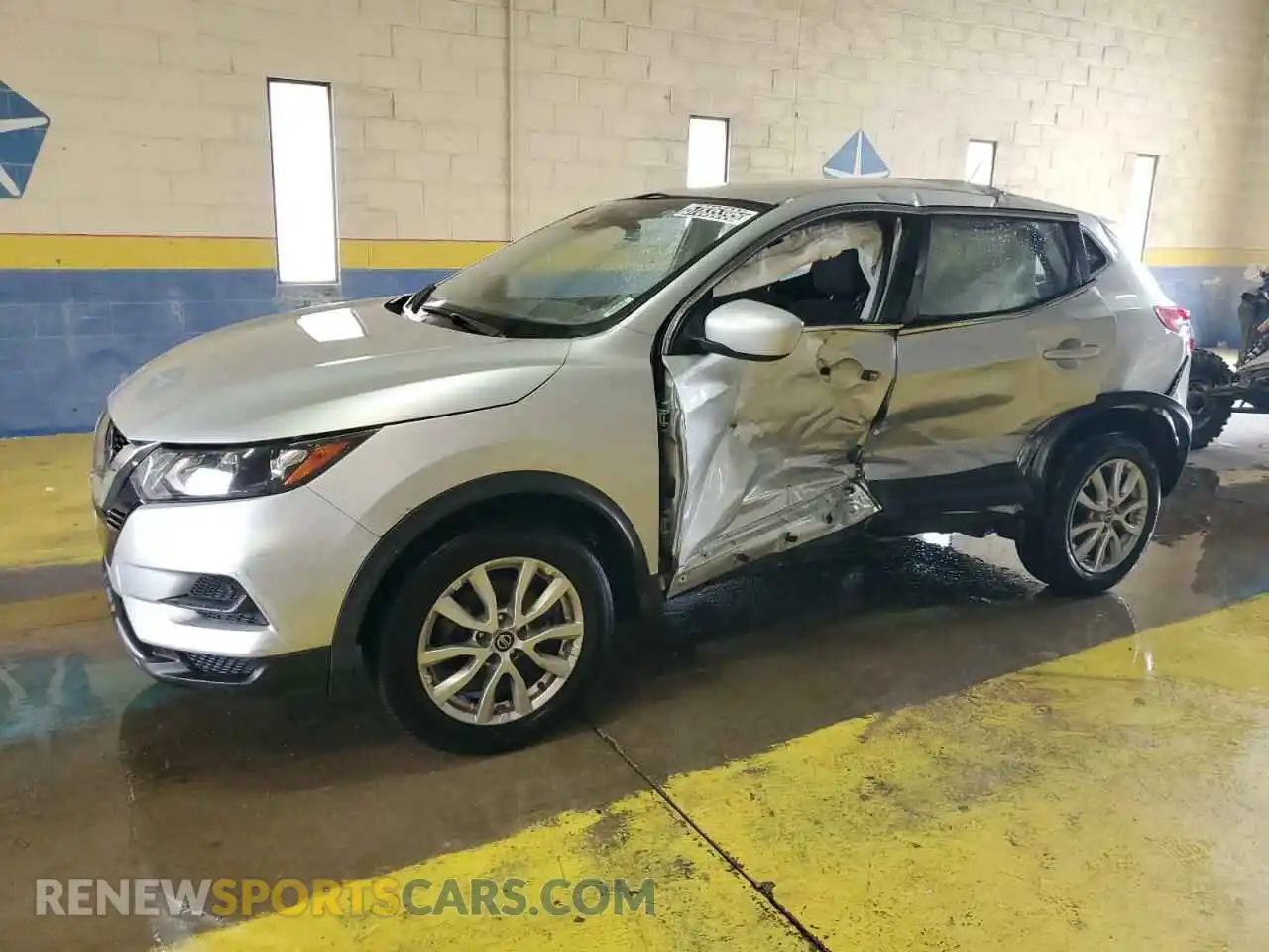 1 Photograph of a damaged car JN1BJ1AW3MW420131 NISSAN ROGUE 2021
