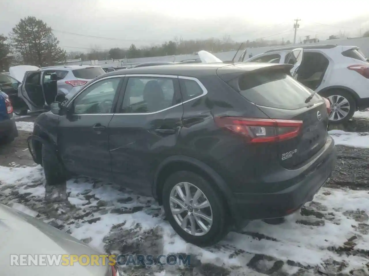 2 Photograph of a damaged car JN1BJ1AW3MW426365 NISSAN ROGUE 2021