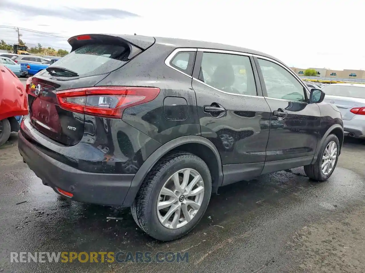 3 Photograph of a damaged car JN1BJ1AW3MW439018 NISSAN ROGUE 2021