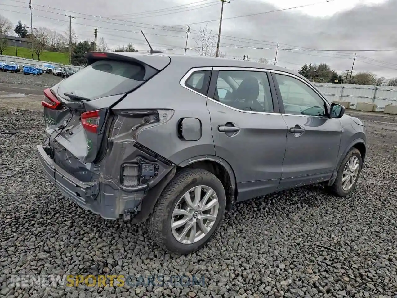 3 Photograph of a damaged car JN1BJ1AW3MW664247 NISSAN ROGUE 2021