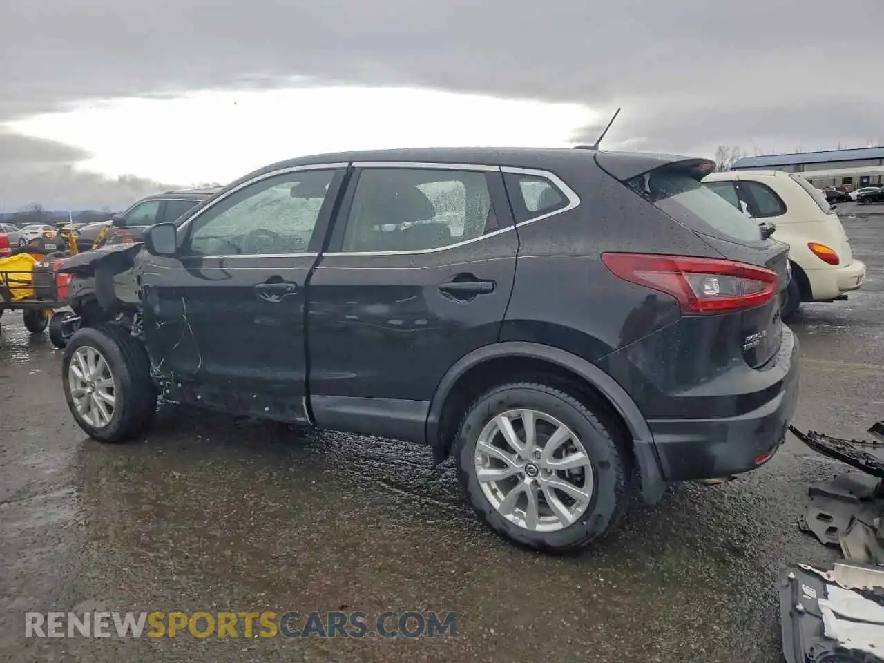 2 Photograph of a damaged car JN1BJ1AW4MW423006 NISSAN ROGUE 2021