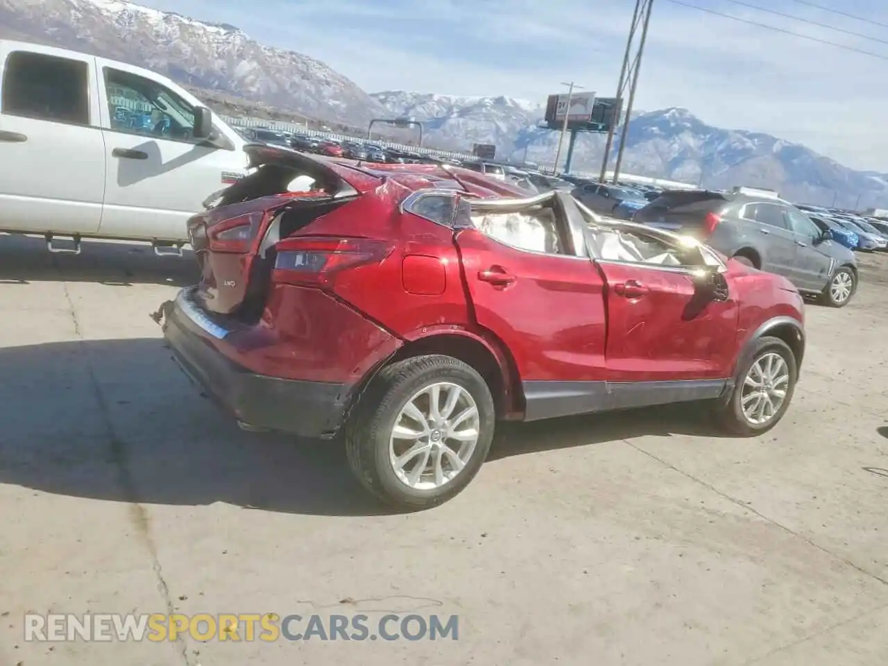 3 Фотография поврежденного автомобиля JN1BJ1AW4MW428657 NISSAN ROGUE 2021