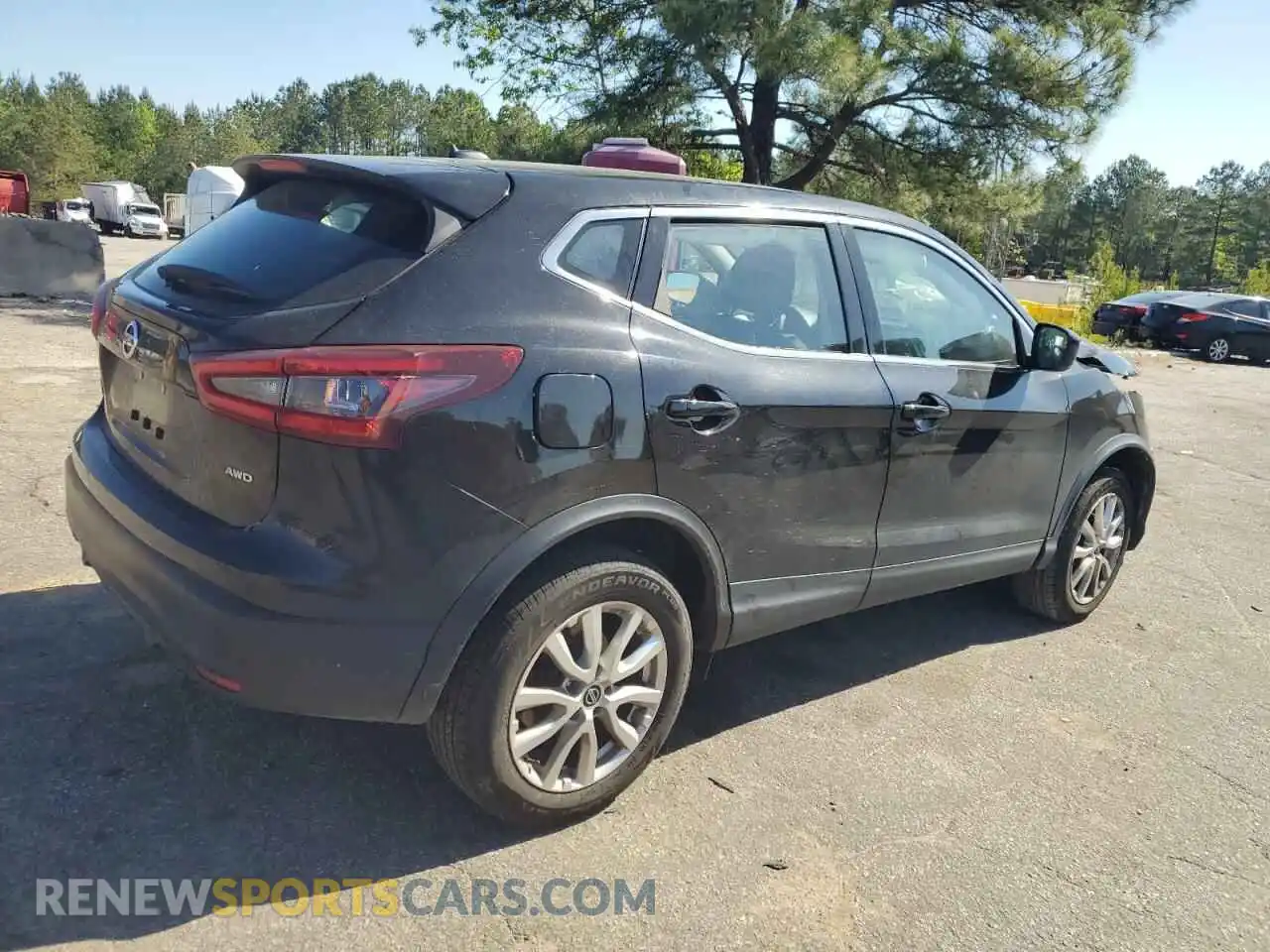 3 Photograph of a damaged car JN1BJ1AW4MW436595 NISSAN ROGUE 2021