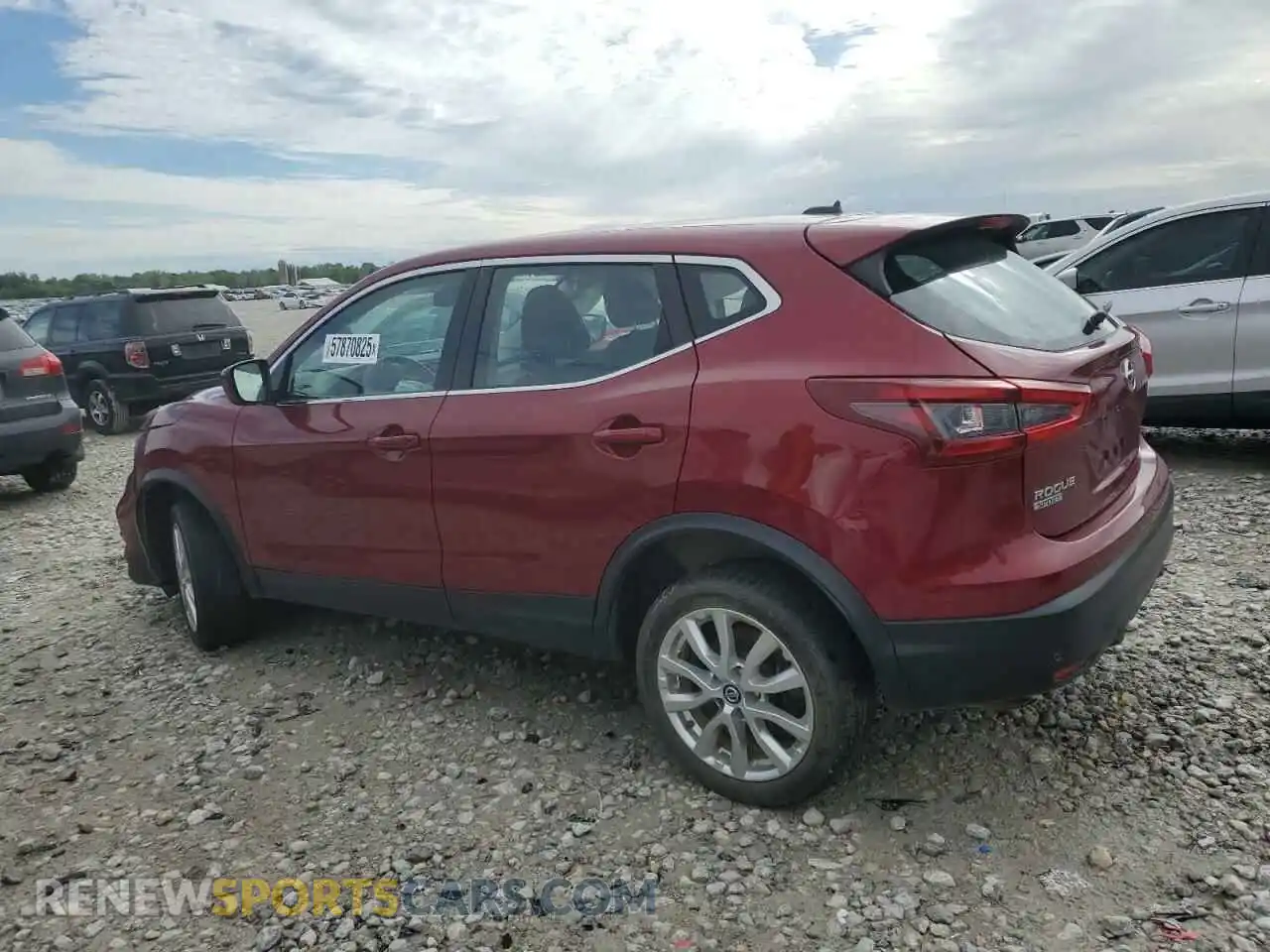 2 Photograph of a damaged car JN1BJ1AW4MW436788 NISSAN ROGUE 2021