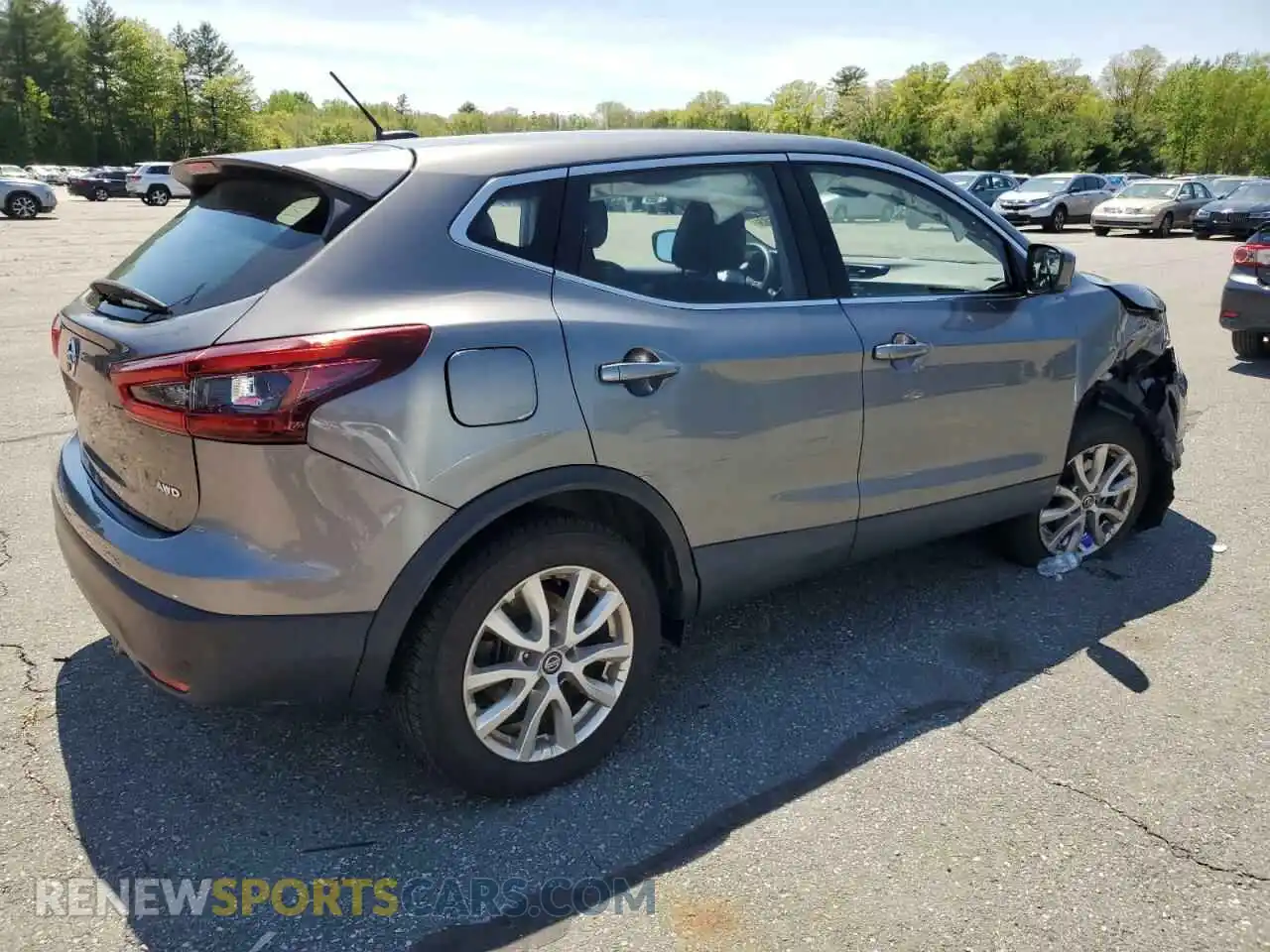 3 Photograph of a damaged car JN1BJ1AW4MW663107 NISSAN ROGUE 2021