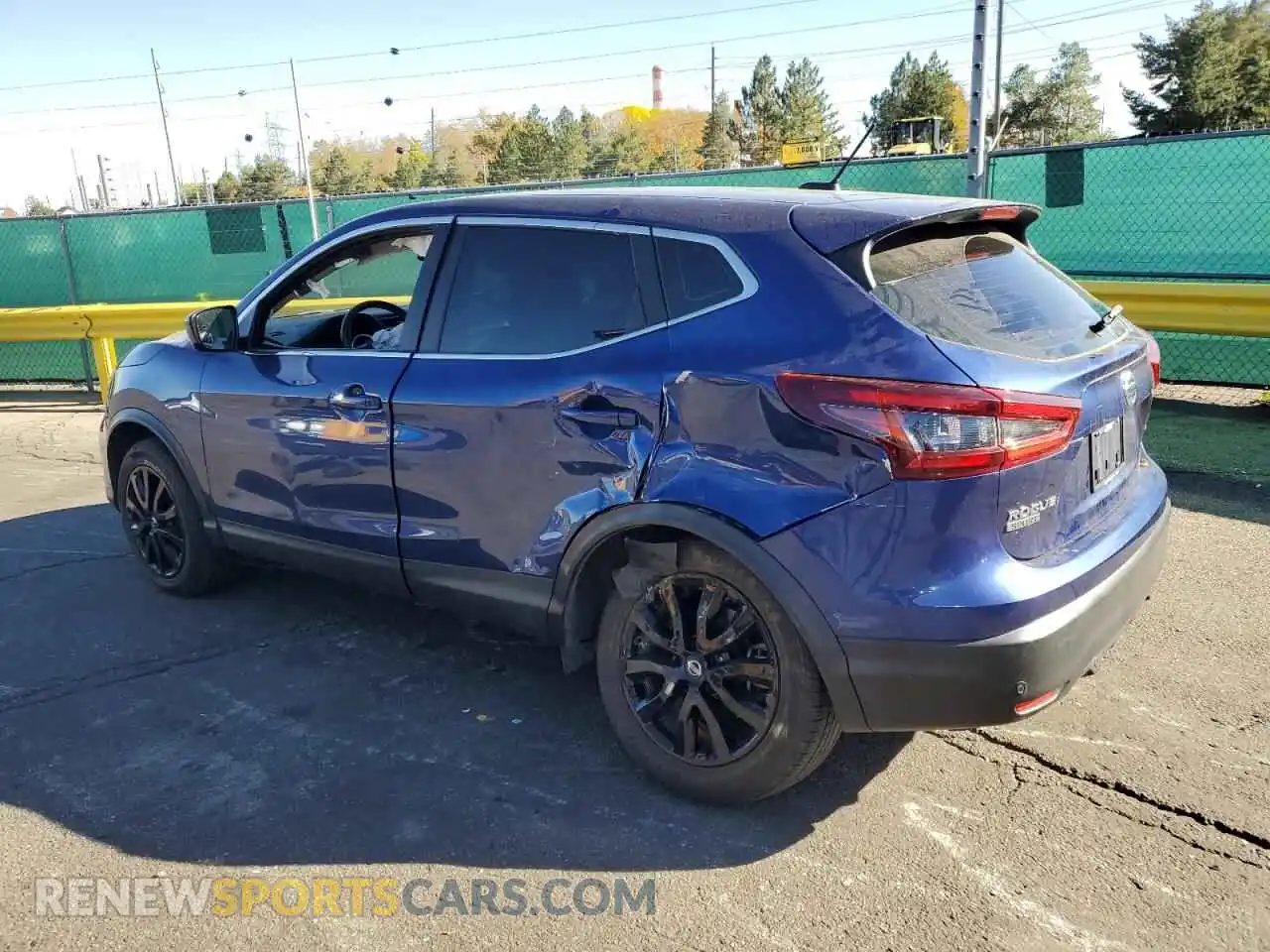 2 Photograph of a damaged car JN1BJ1AW5MW422401 NISSAN ROGUE 2021