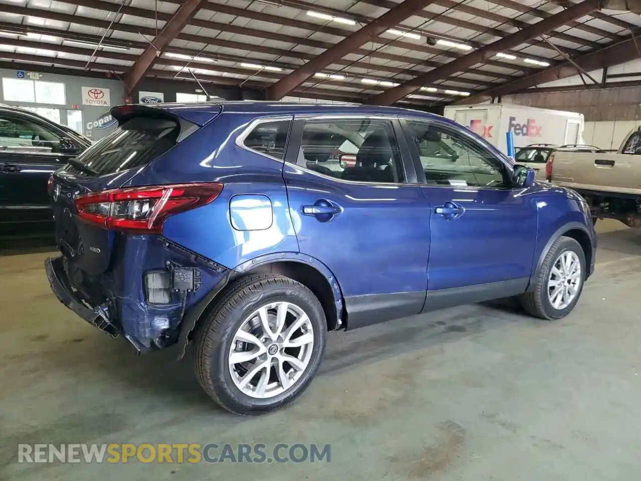 3 Photograph of a damaged car JN1BJ1AW5MW427095 NISSAN ROGUE 2021