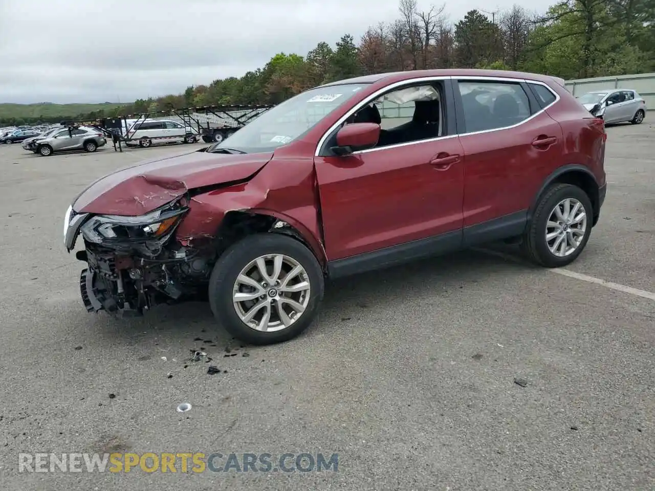 1 Photograph of a damaged car JN1BJ1AW5MW450215 NISSAN ROGUE 2021