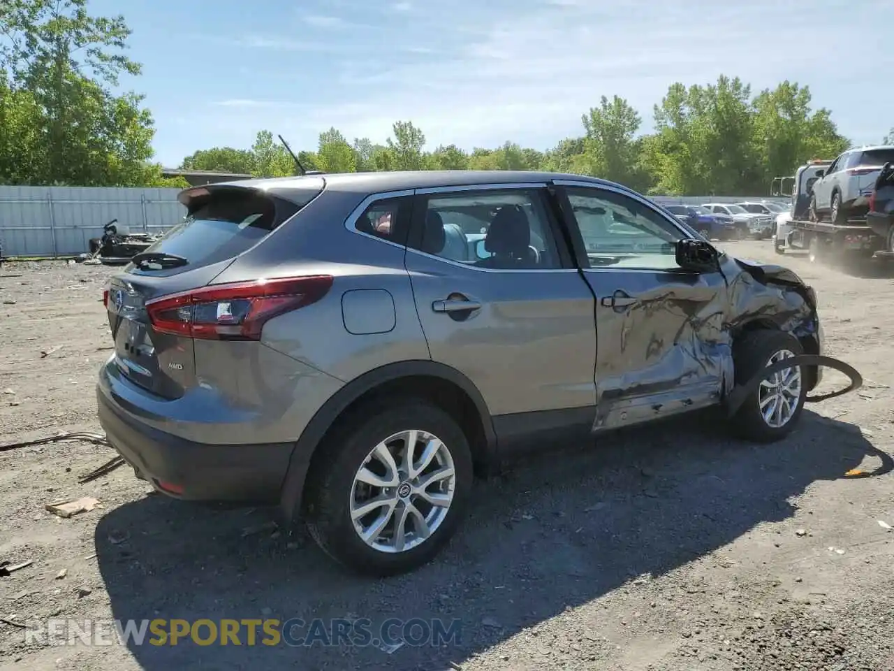 3 Photograph of a damaged car JN1BJ1AW5MW669448 NISSAN ROGUE 2021