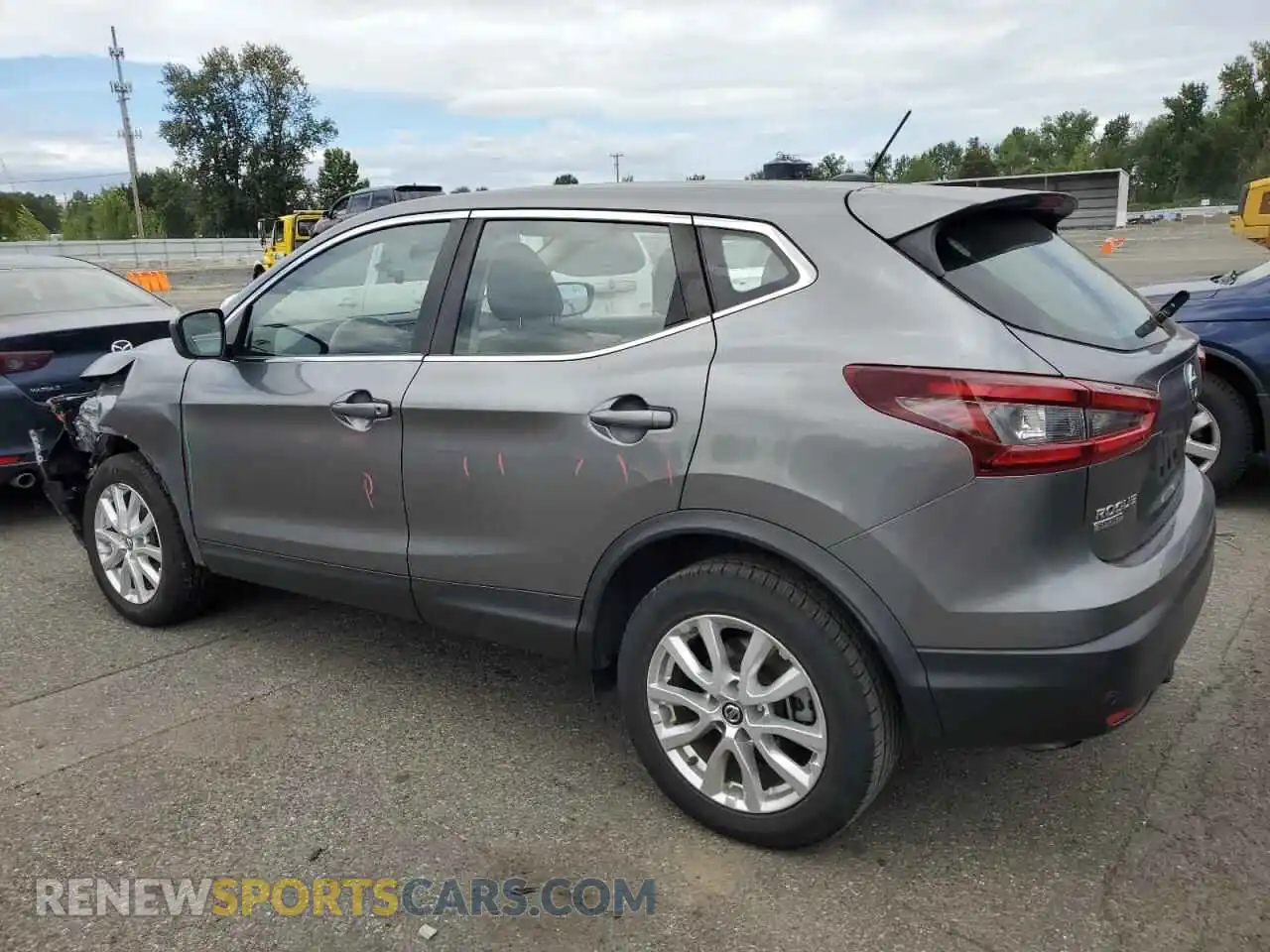 2 Photograph of a damaged car JN1BJ1AW6MW420902 NISSAN ROGUE 2021