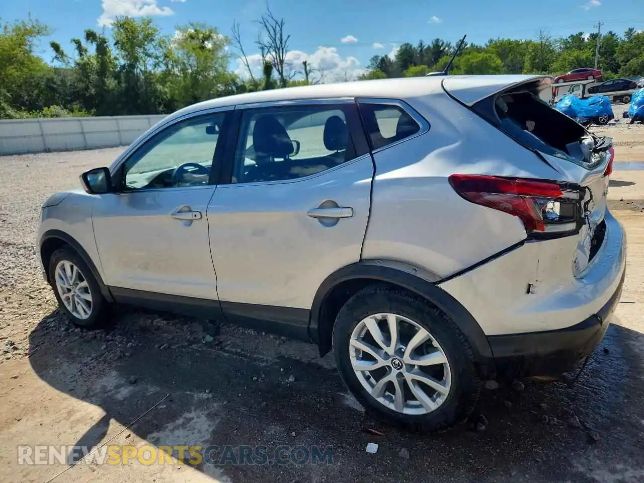 2 Photograph of a damaged car JN1BJ1AW6MW439076 NISSAN ROGUE 2021