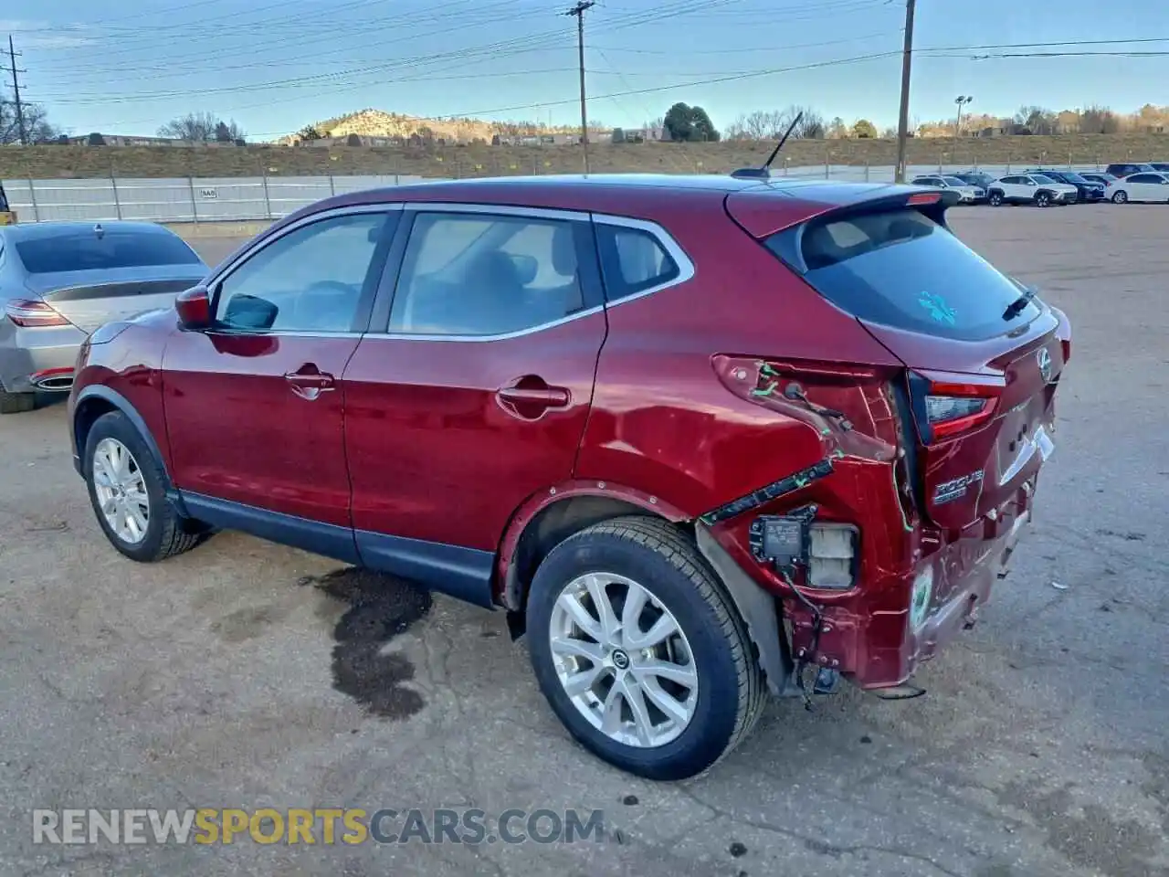 2 Photograph of a damaged car JN1BJ1AW6MW441877 NISSAN ROGUE 2021