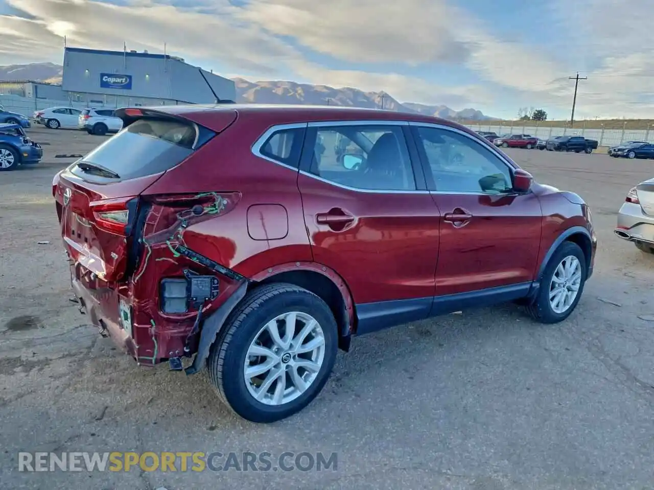 3 Photograph of a damaged car JN1BJ1AW6MW441877 NISSAN ROGUE 2021