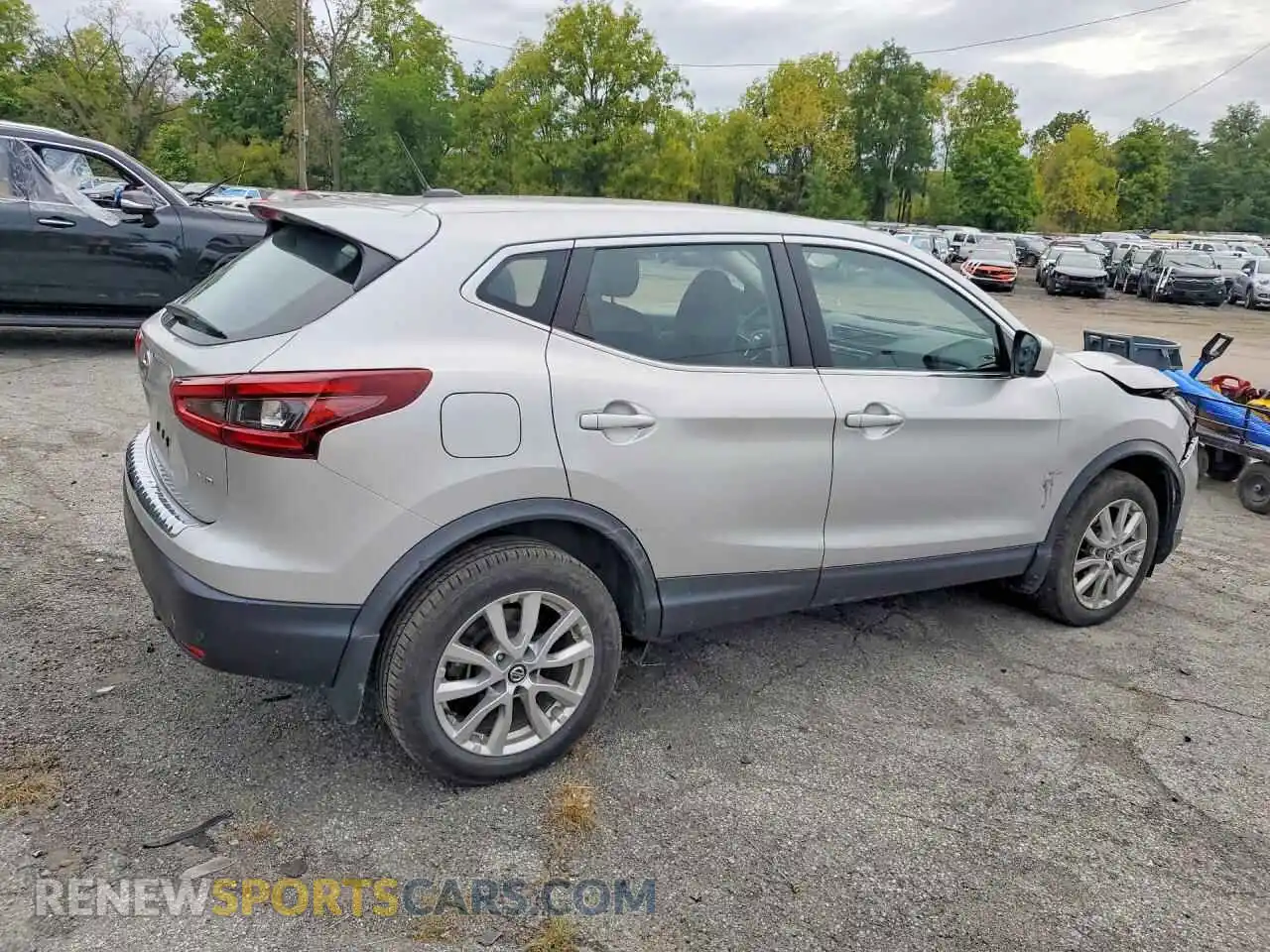 3 fotografías del automóvil dañado JN1BJ1AW6MW670205 NISSAN ROGUE 2021