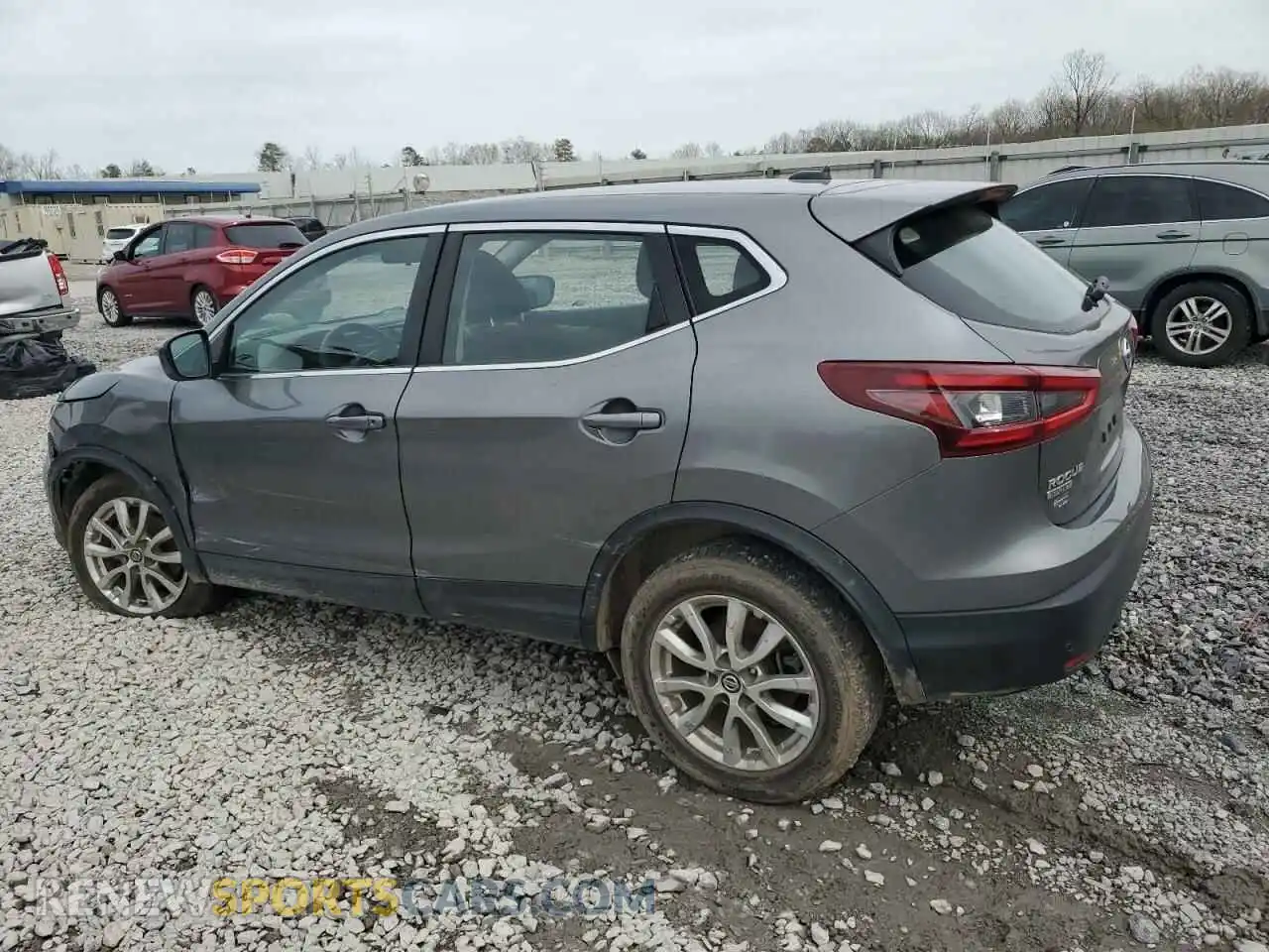 2 Photograph of a damaged car JN1BJ1AW7MW424599 NISSAN ROGUE 2021
