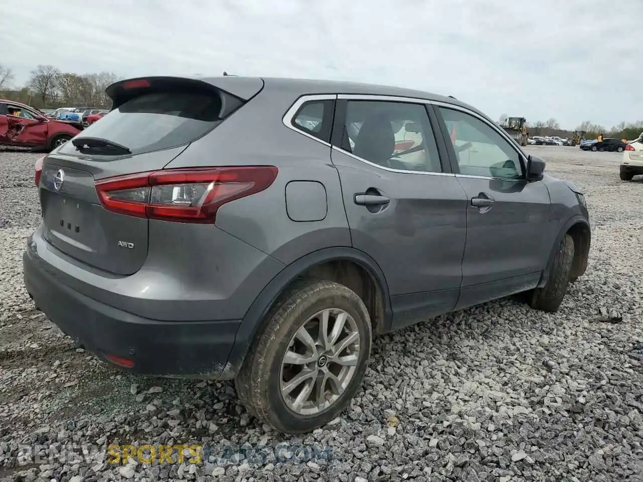 3 Photograph of a damaged car JN1BJ1AW7MW424599 NISSAN ROGUE 2021