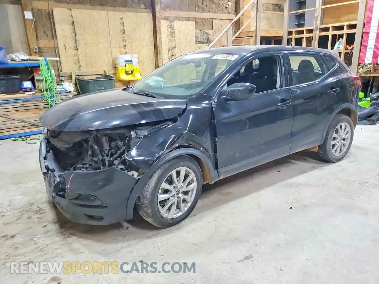 1 Photograph of a damaged car JN1BJ1AW8MW422151 NISSAN ROGUE 2021