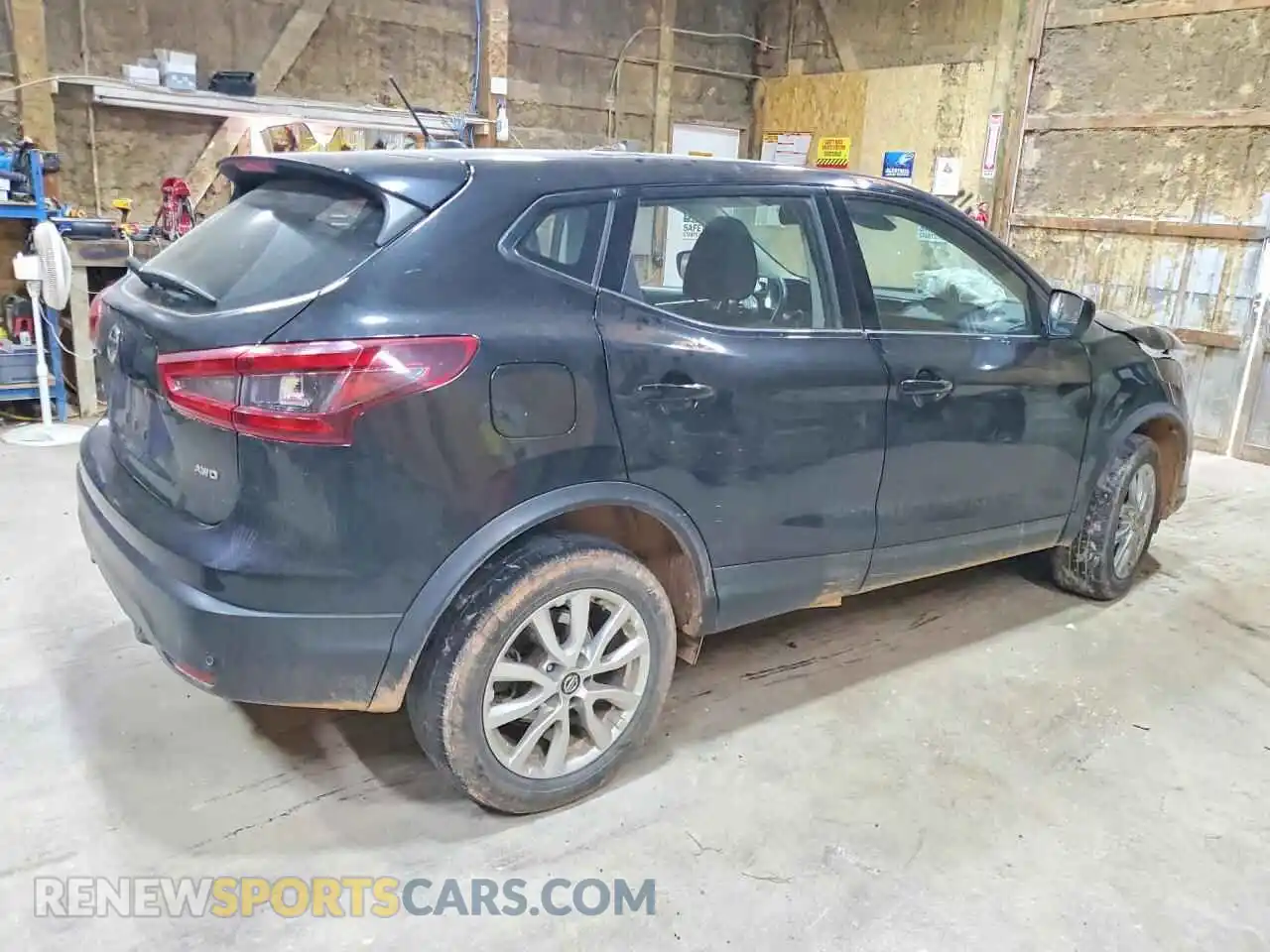3 Photograph of a damaged car JN1BJ1AW8MW422151 NISSAN ROGUE 2021