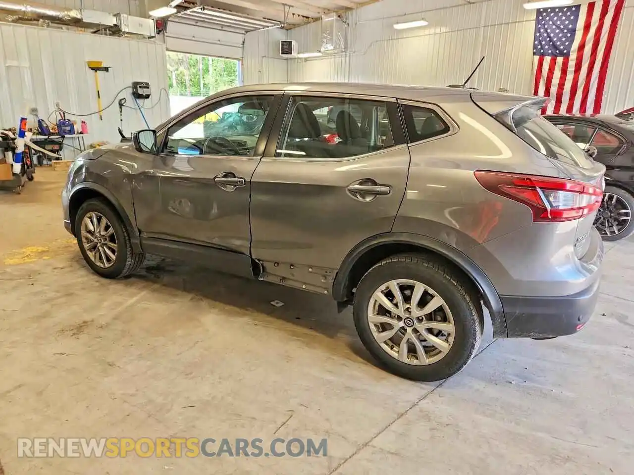 2 Photograph of a damaged car JN1BJ1AW8MW425552 NISSAN ROGUE 2021