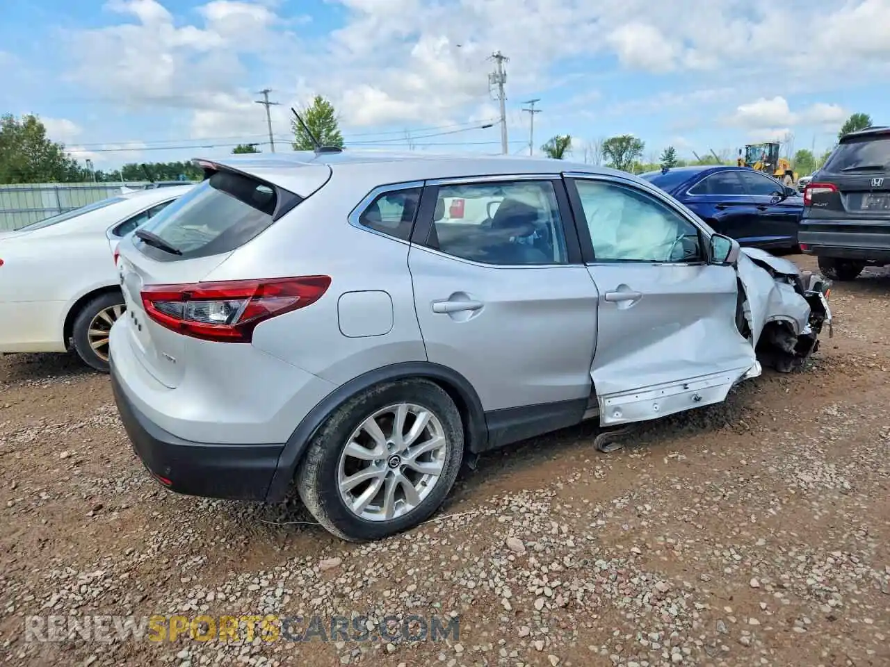 3 Photograph of a damaged car JN1BJ1AW8MW439337 NISSAN ROGUE 2021