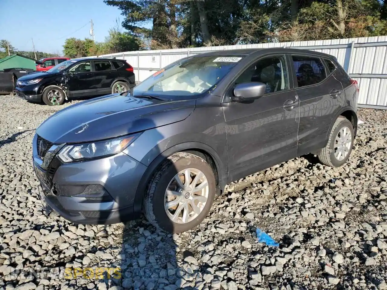 1 Photograph of a damaged car JN1BJ1AW8MW445168 NISSAN ROGUE 2021