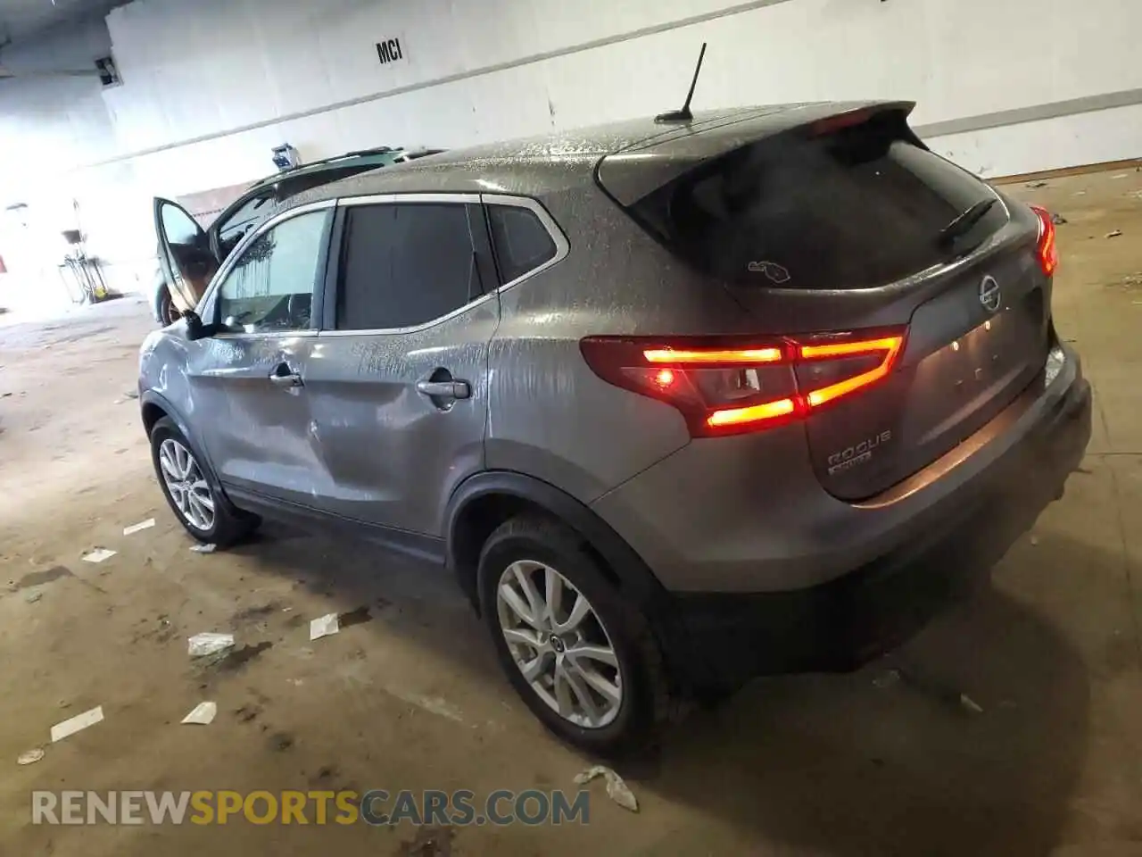 2 Photograph of a damaged car JN1BJ1AW8MW452993 NISSAN ROGUE 2021