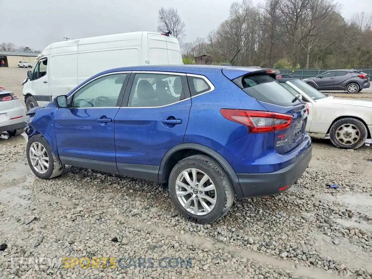 2 Photograph of a damaged car JN1BJ1AW9MW421817 NISSAN ROGUE 2021
