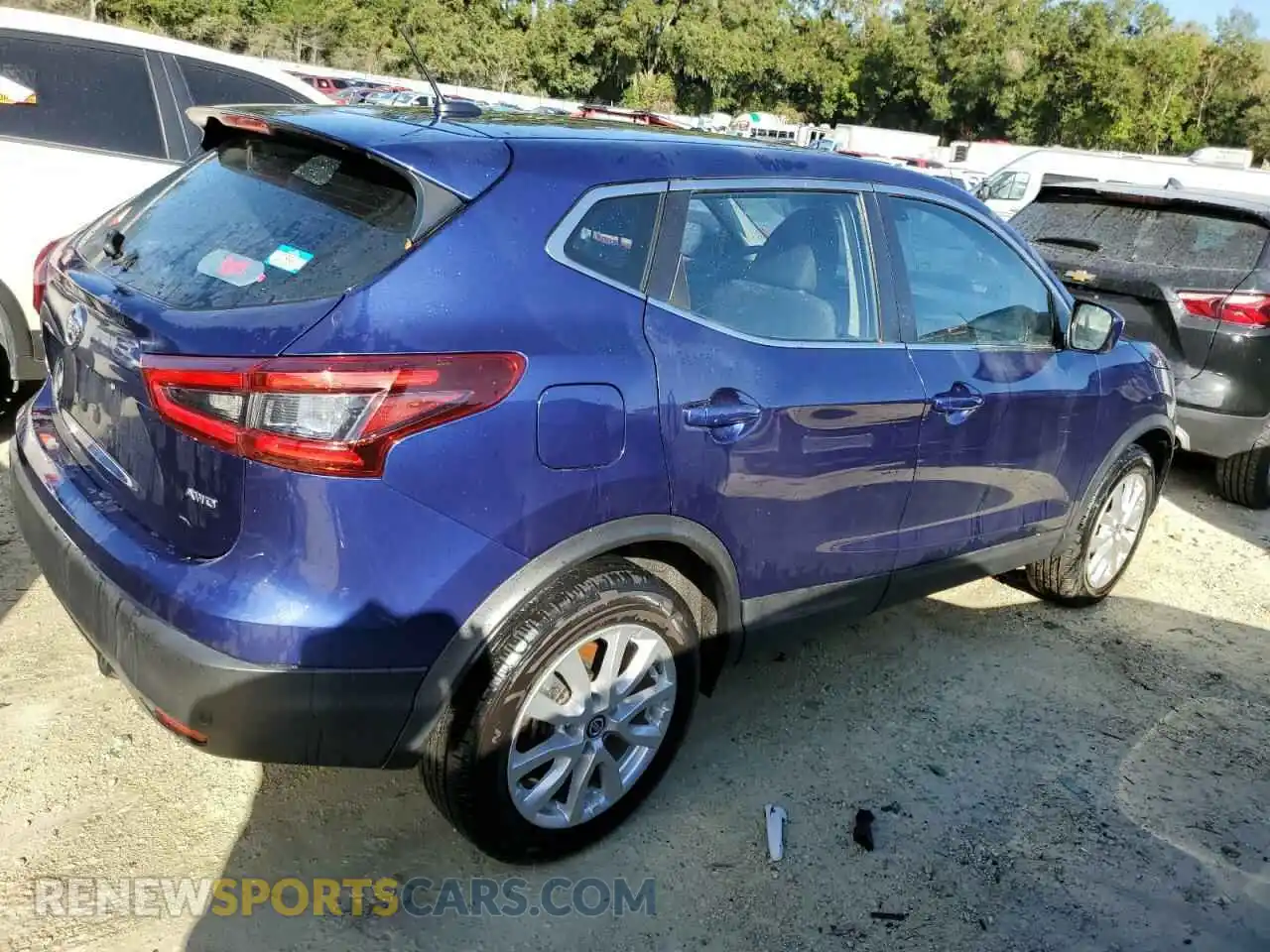 3 Photograph of a damaged car JN1BJ1AW9MW425219 NISSAN ROGUE 2021