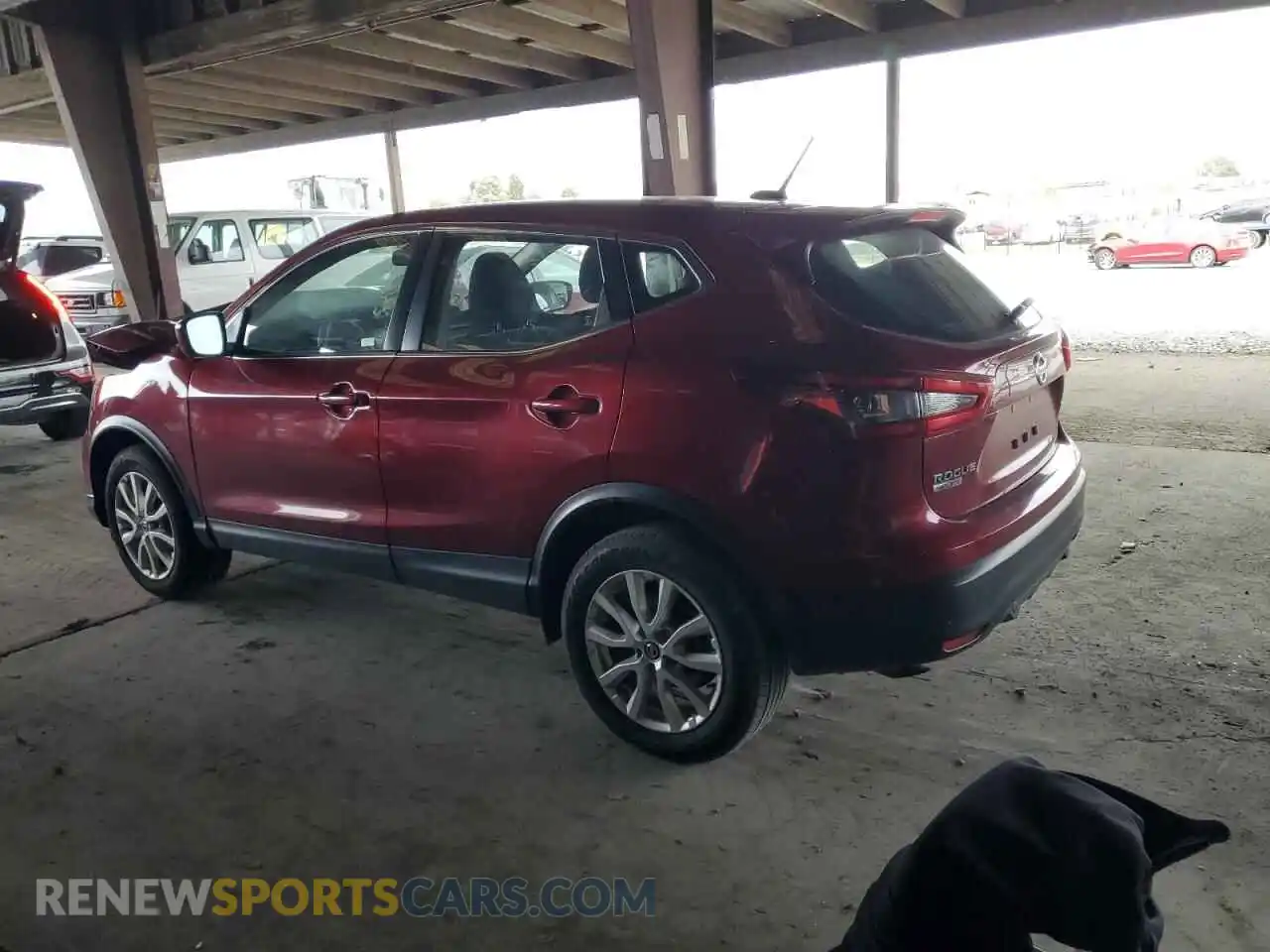 2 Photograph of a damaged car JN1BJ1AW9MW436656 NISSAN ROGUE 2021