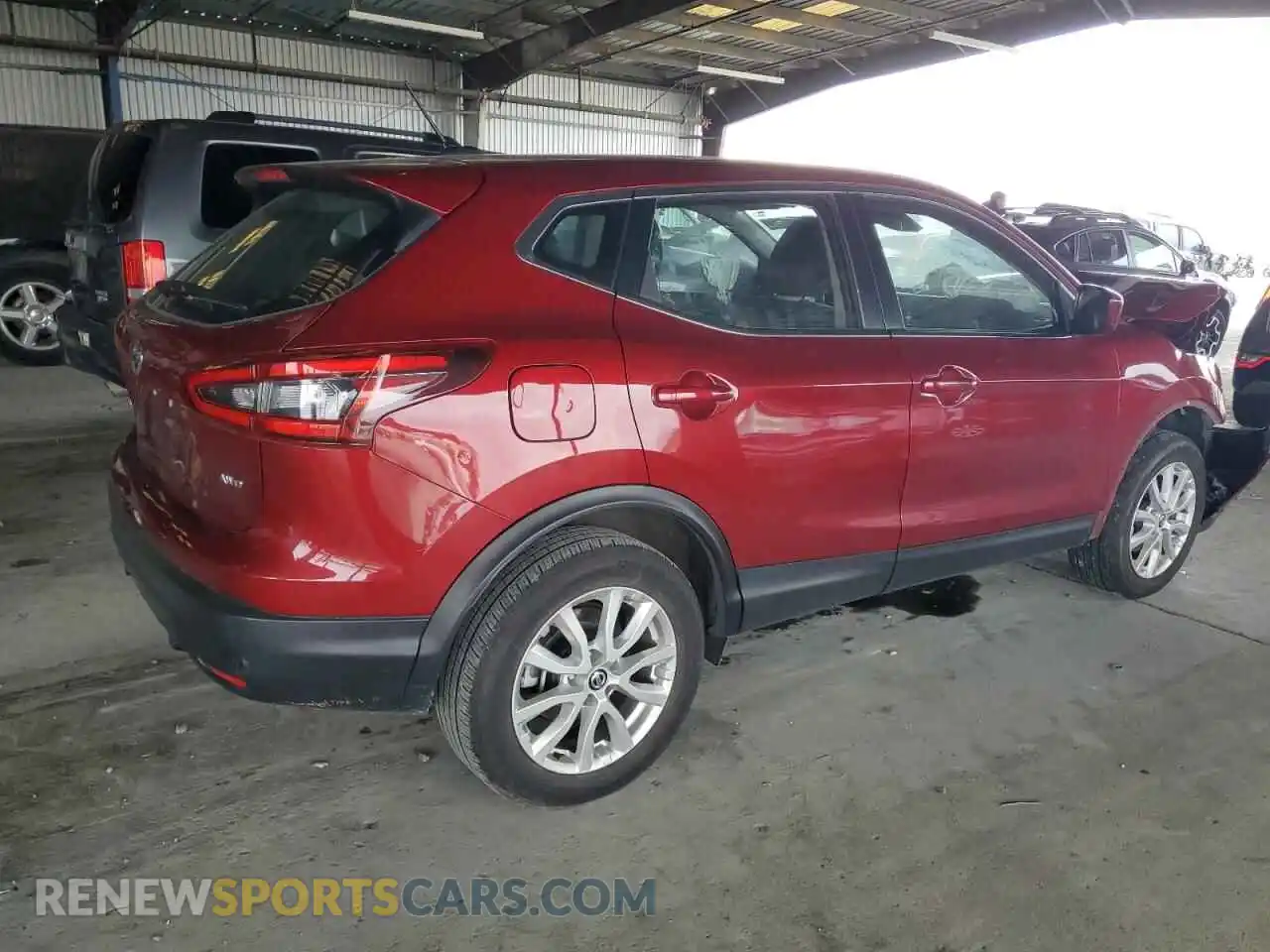 3 Photograph of a damaged car JN1BJ1AW9MW436656 NISSAN ROGUE 2021
