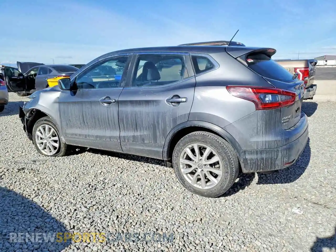 2 Photograph of a damaged car JN1BJ1AW9MW437774 NISSAN ROGUE 2021