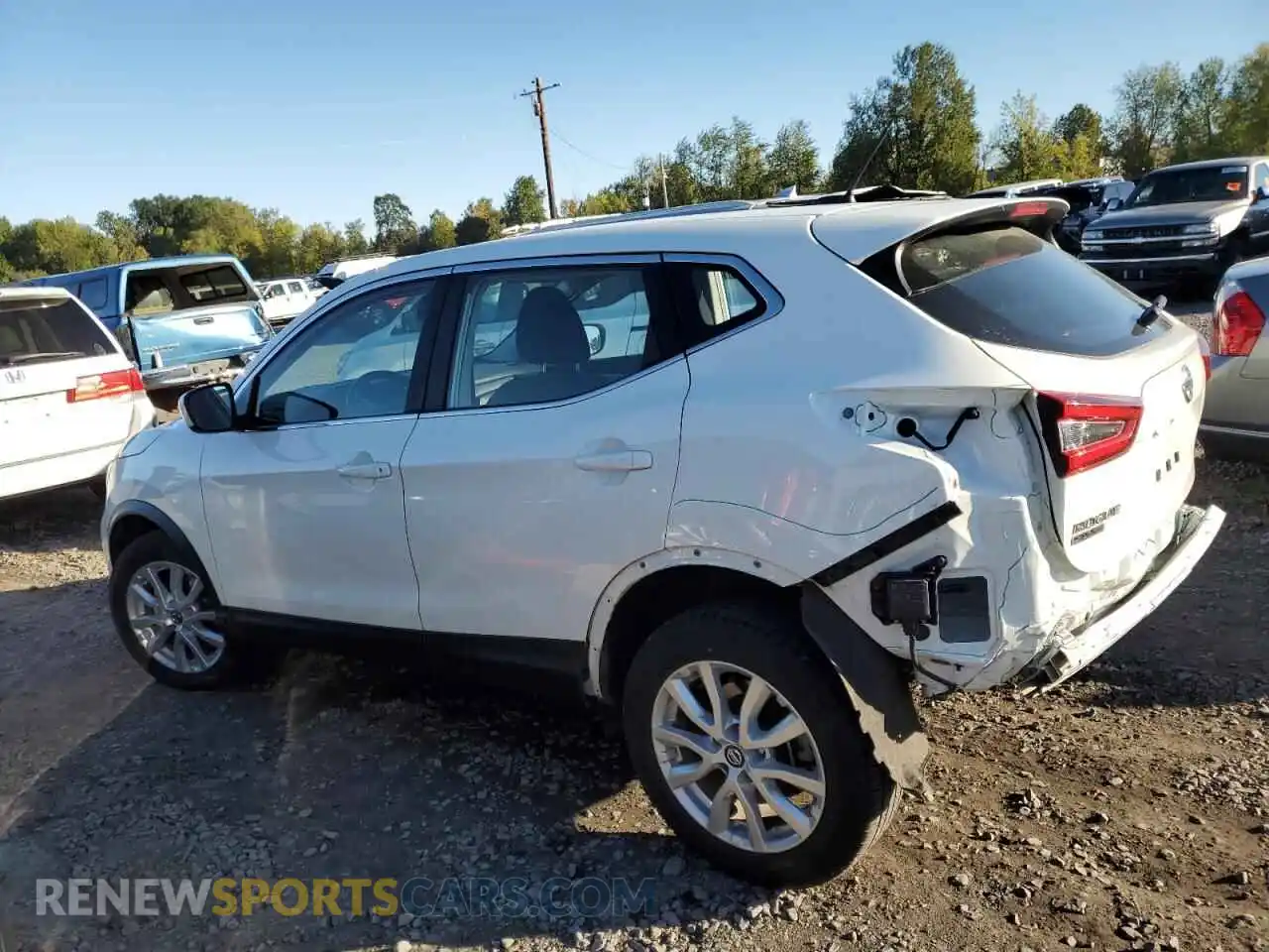 2 Photograph of a damaged car JN1BJ1AW9MW443770 NISSAN ROGUE 2021