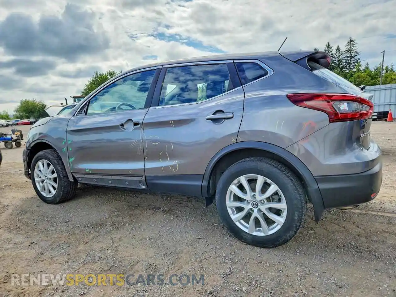 2 Photograph of a damaged car JN1BJ1AW9MW450976 NISSAN ROGUE 2021