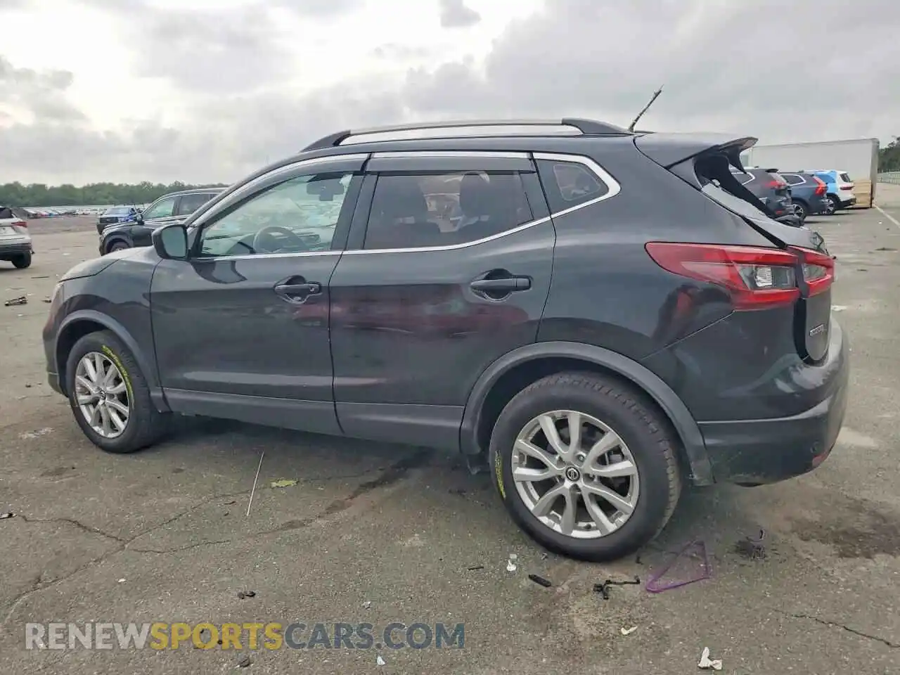 2 Photograph of a damaged car JN1BJ1AW9MW660607 NISSAN ROGUE 2021