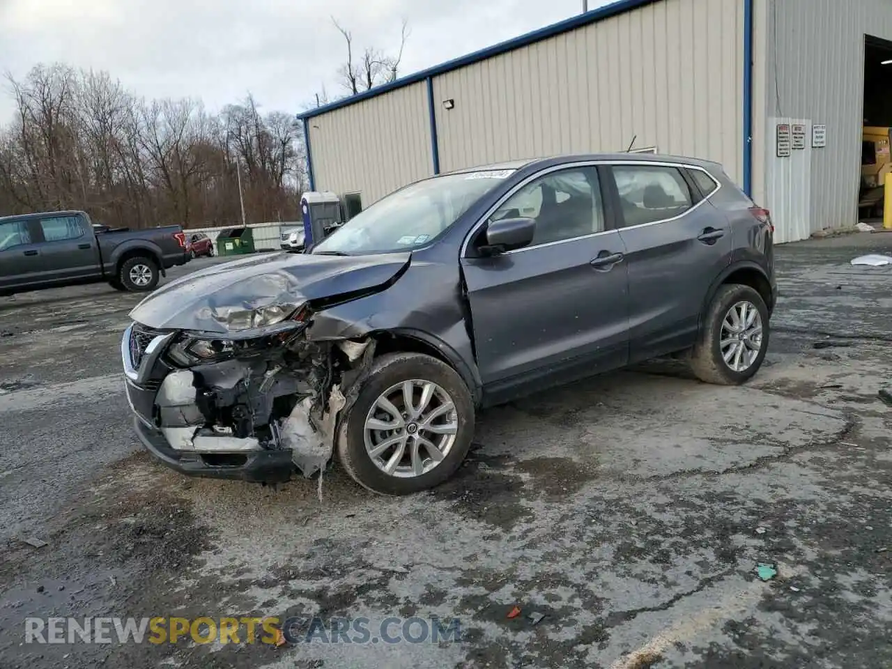 1 Photograph of a damaged car JN1BJ1AW9MW662101 NISSAN ROGUE 2021